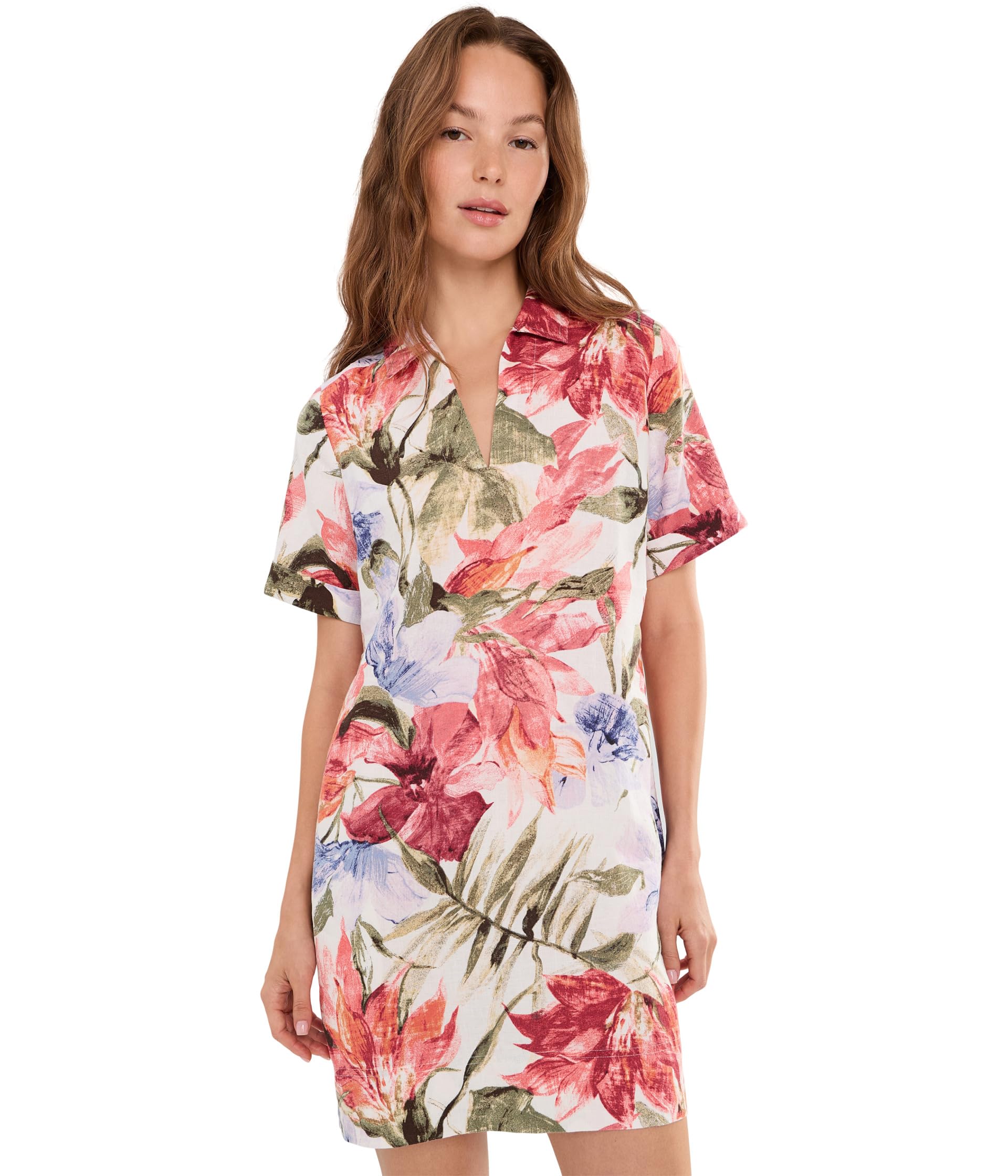 Платье Island Bloom Short Sleeve Shift