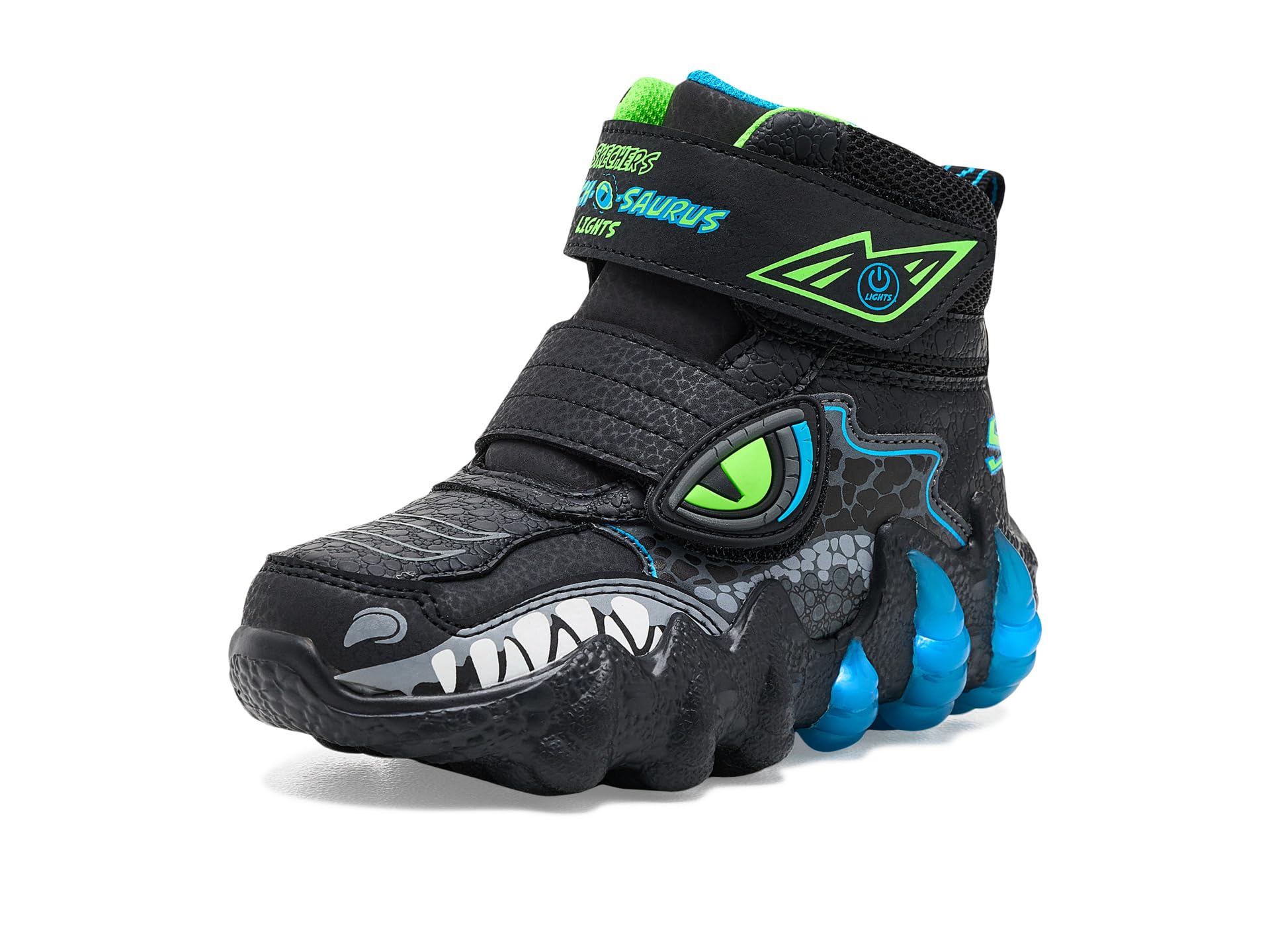 Кроссовки Skech-O-Saurus Lights 2.0-Arctic Dino 400122L с подсветкой (для детей младшего и старшего возраста)