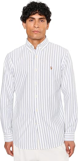 Рубашка Оксфорд в полоску Custom Fit Striped Oxford Shirt
