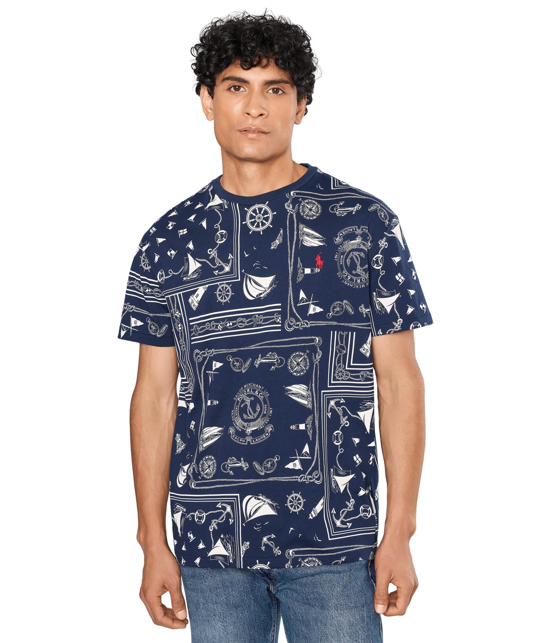 Classic Fit Bandanna Jersey T-shirt