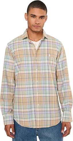 Рубашка Polo Ralph Lauren Custom Fit Plaid Oxford