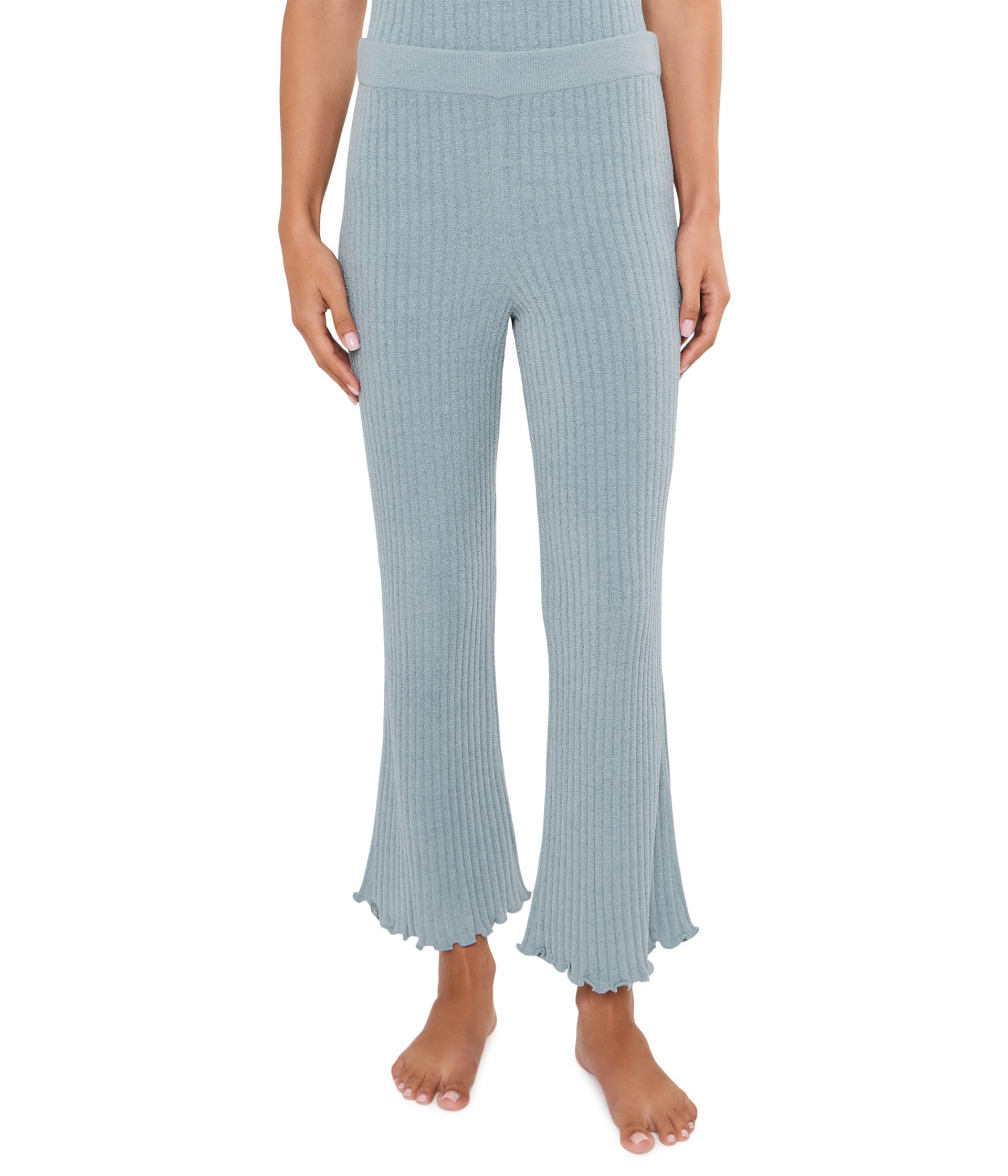 CozyChic Ultra Lite® Petal Edge Rib Kick Flare Ankle Pants