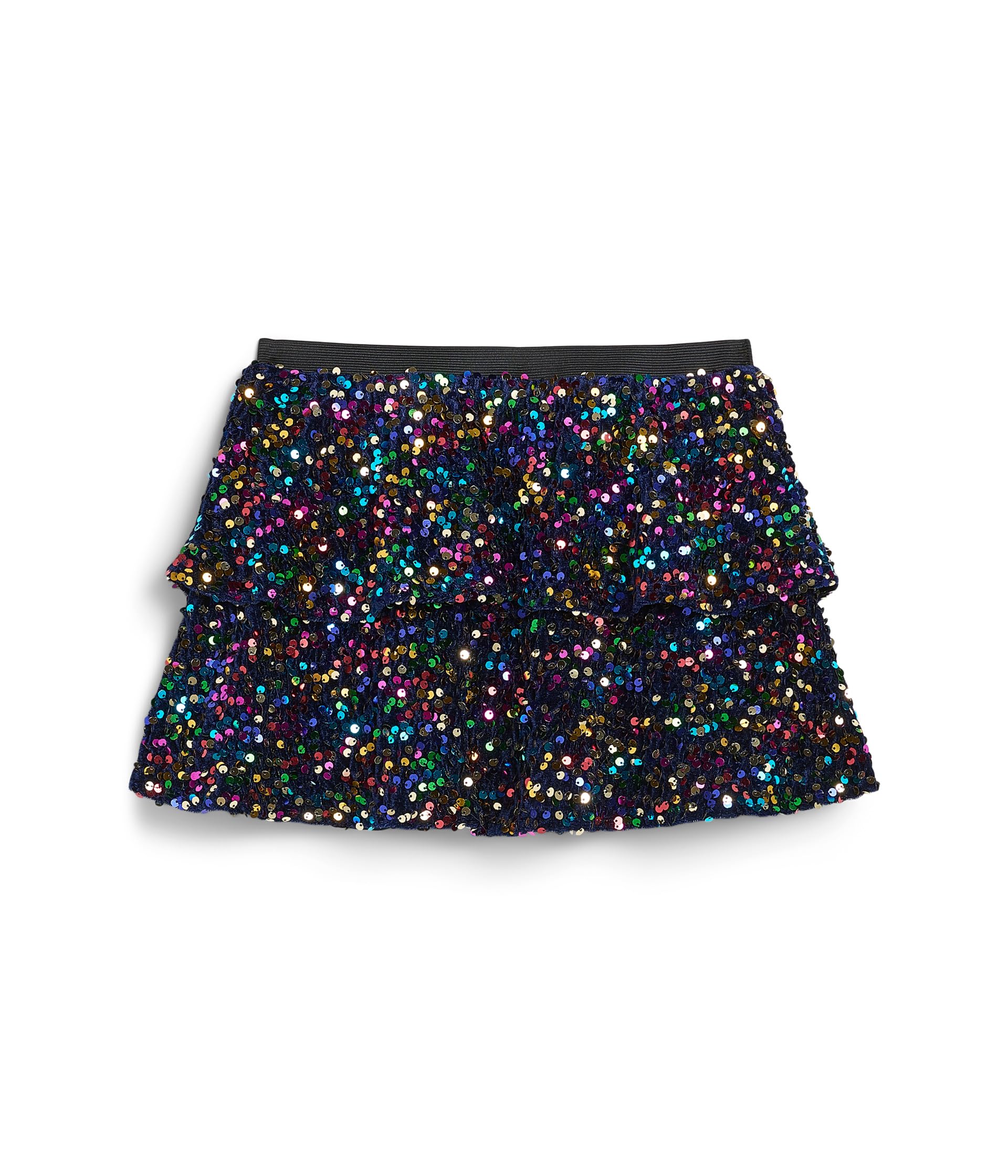 Юбка Rainbow Coins Sequins Flounce с пайетками (малыш/ребенок младшего возраста/старшего возраста)