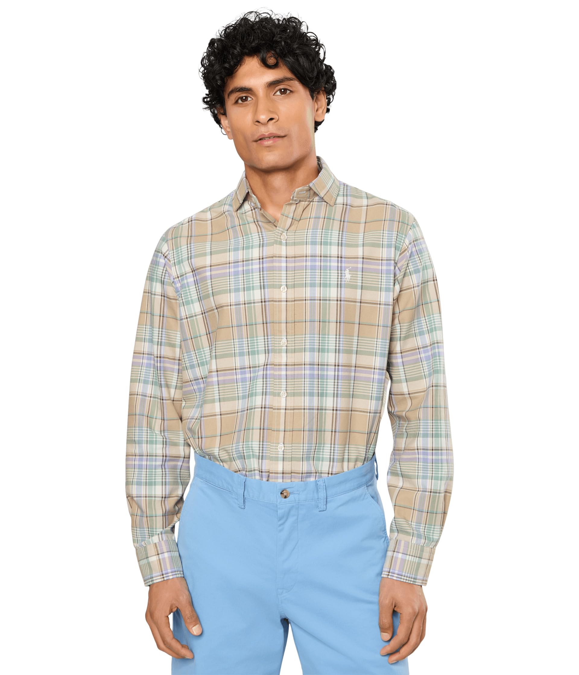 Classic Fit Plaid Performance Shirt