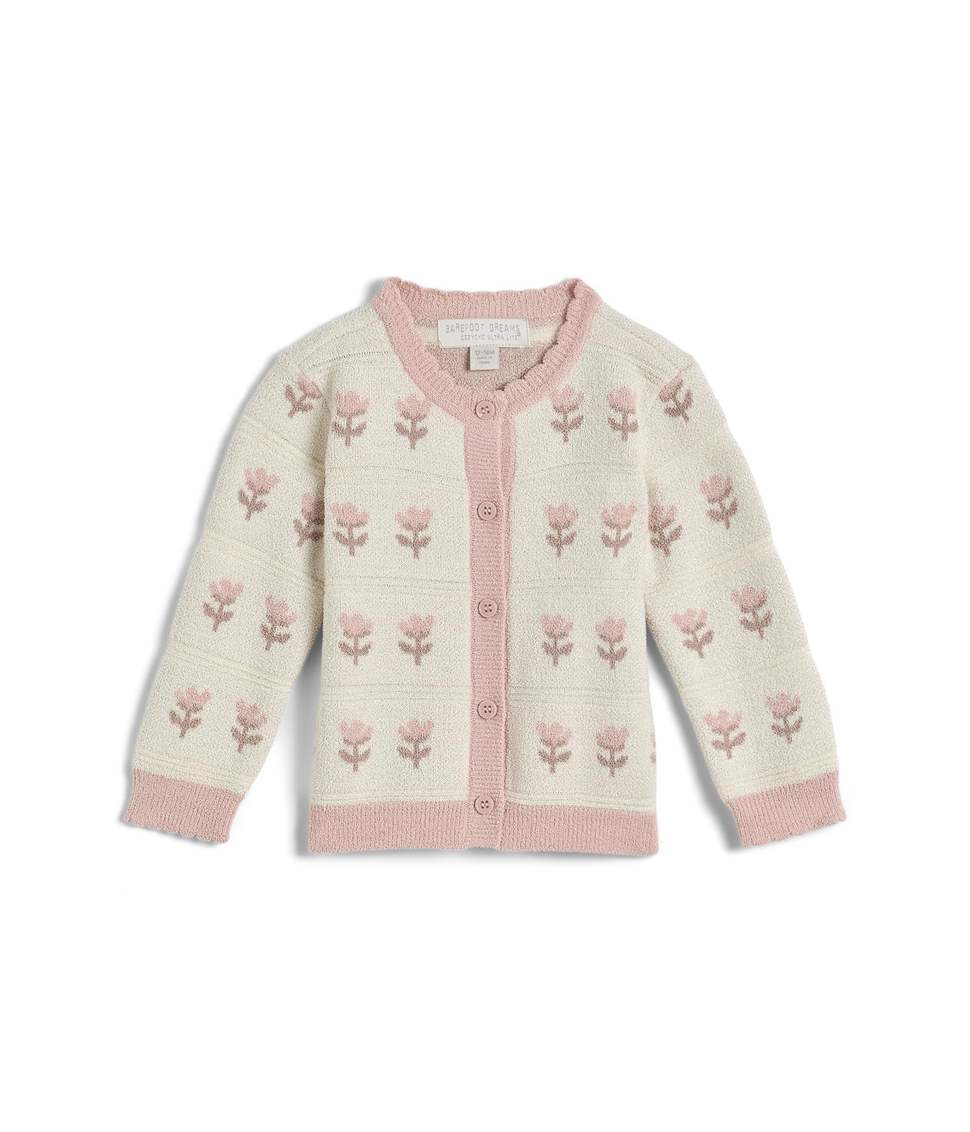 Barefoot Dreams Kids Cozychic Ultra Lite® Wildflower кардиган (для младенцев)