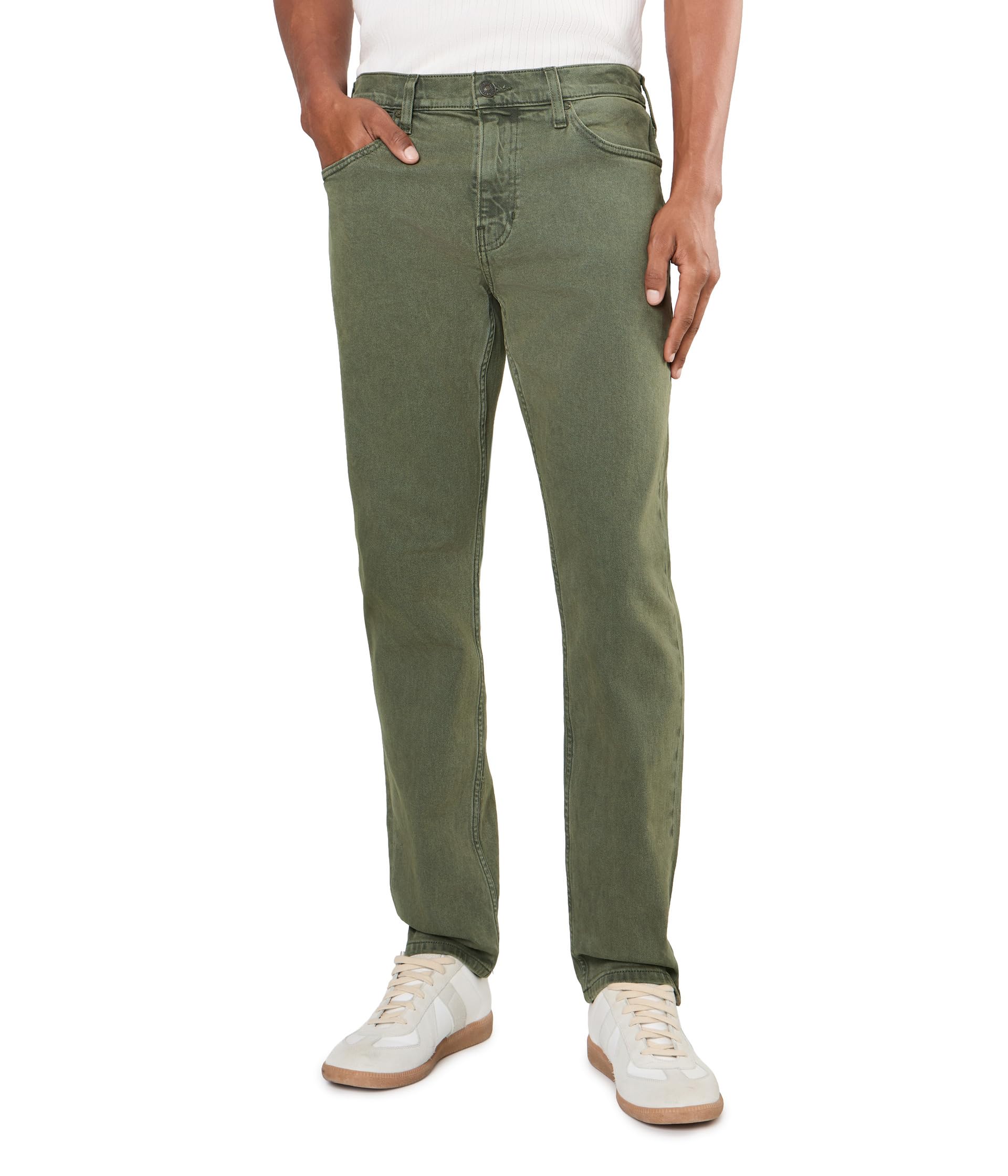 Federal 32" Heritage Slim Straight Fit Jeans in Vintage Night Olive
