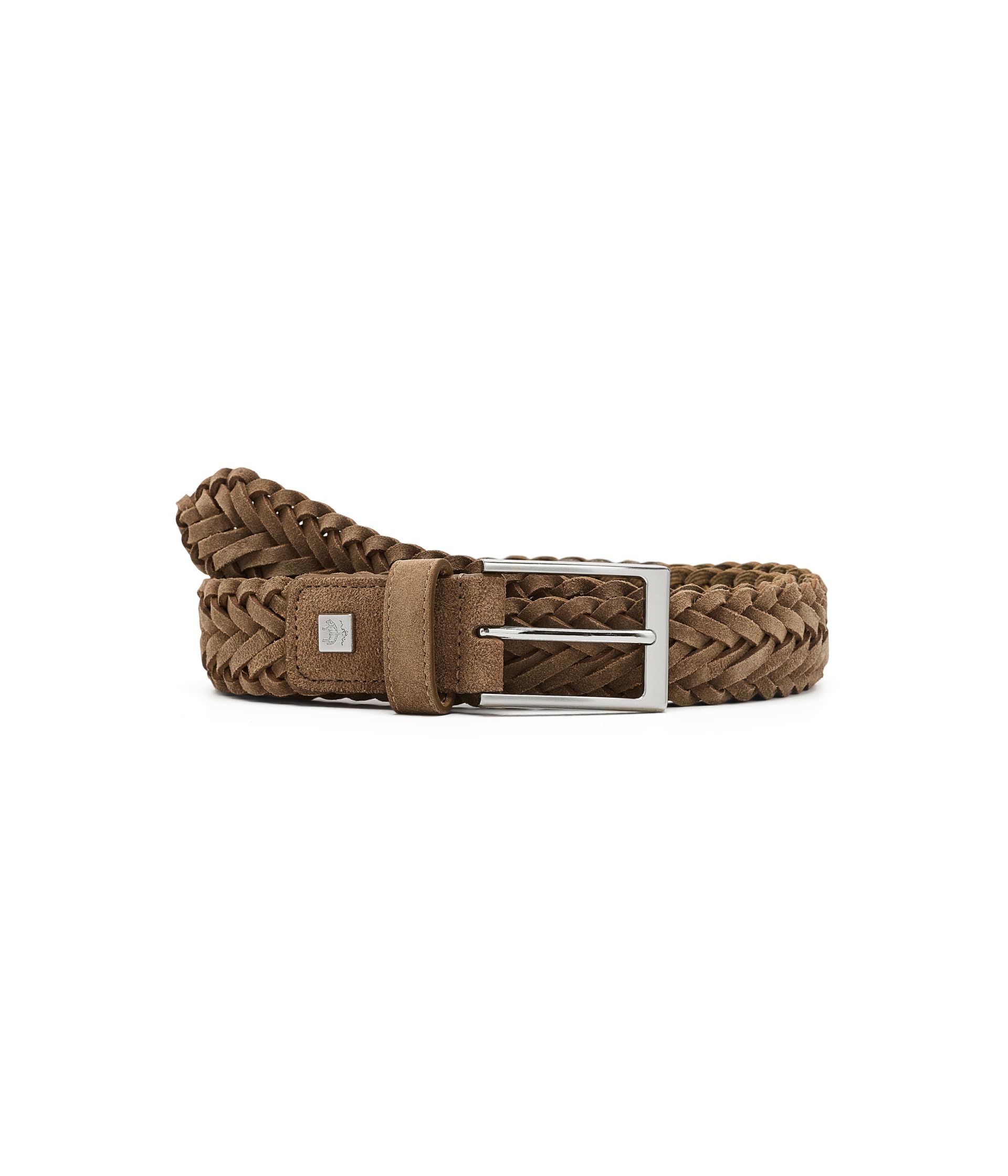 Braided Suede Leather Belt
