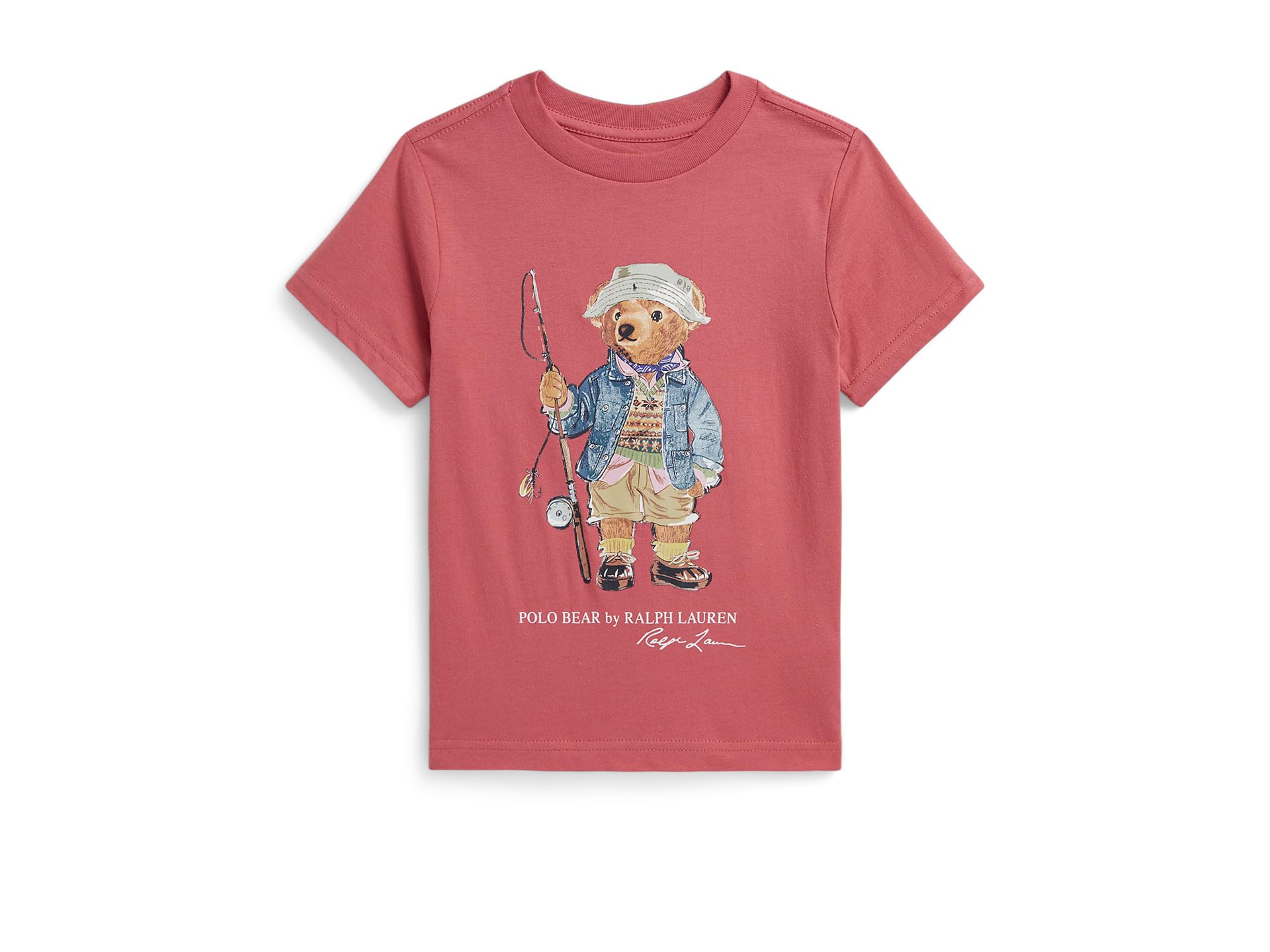 Мужская хлопковая футболка с медведем Polo Bear (малыш/маленький ребенок)