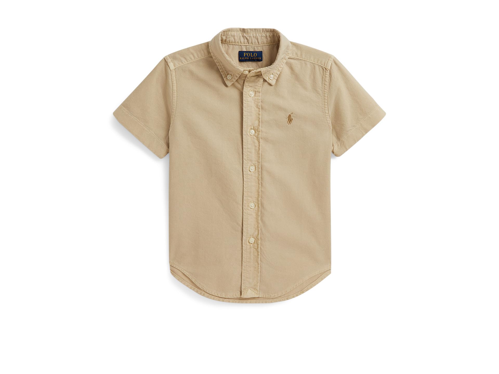 Garment-Dyed Cotton Oxford Shirt (Big Kid)