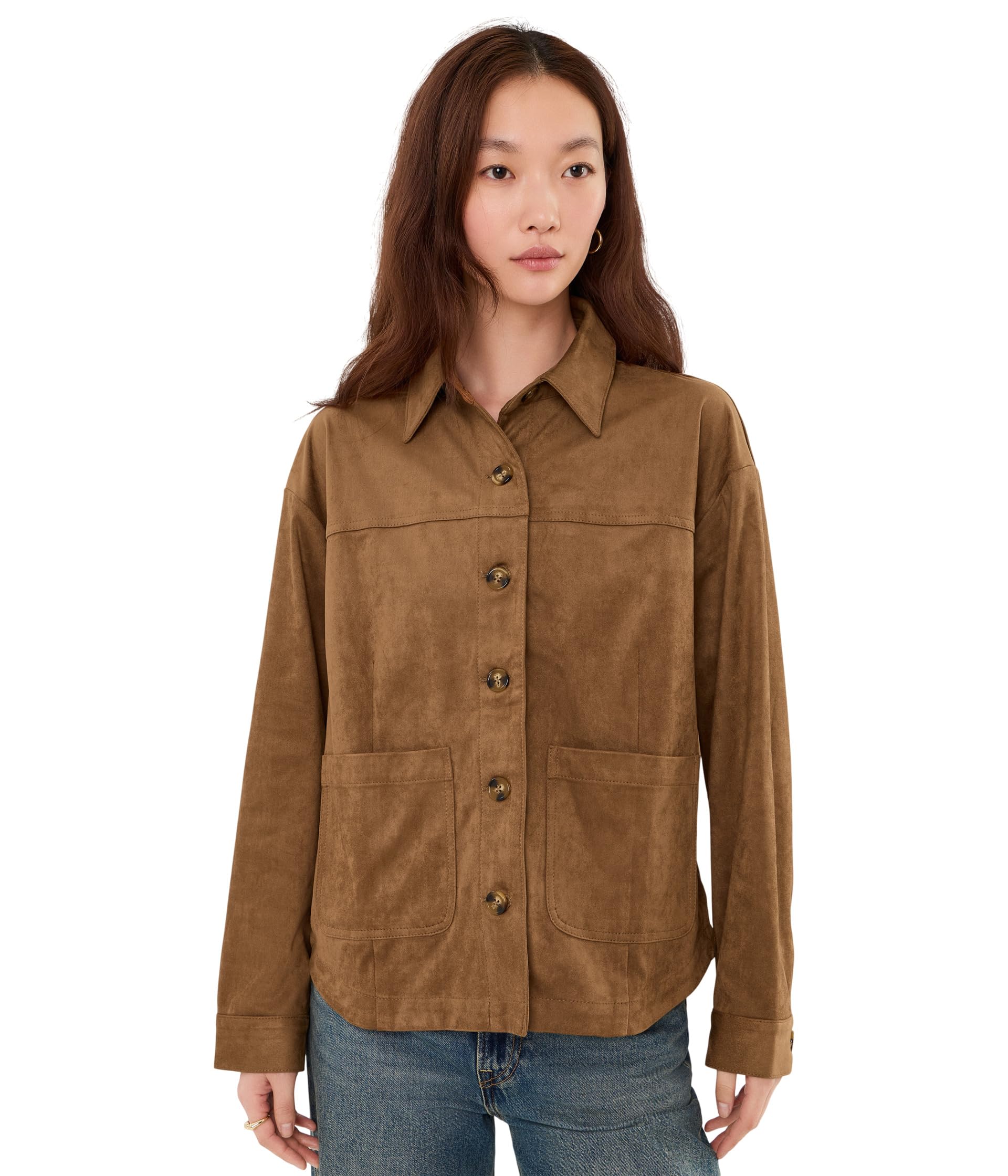 Ellie Faux Suede Jacket