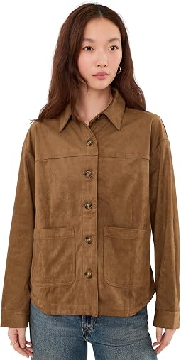 Ellie Faux Suede Jacket