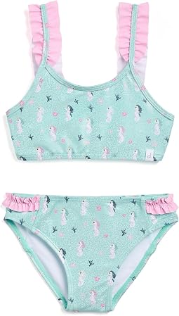 Seahorse Two-Piece Swimsuit (Big Kid)