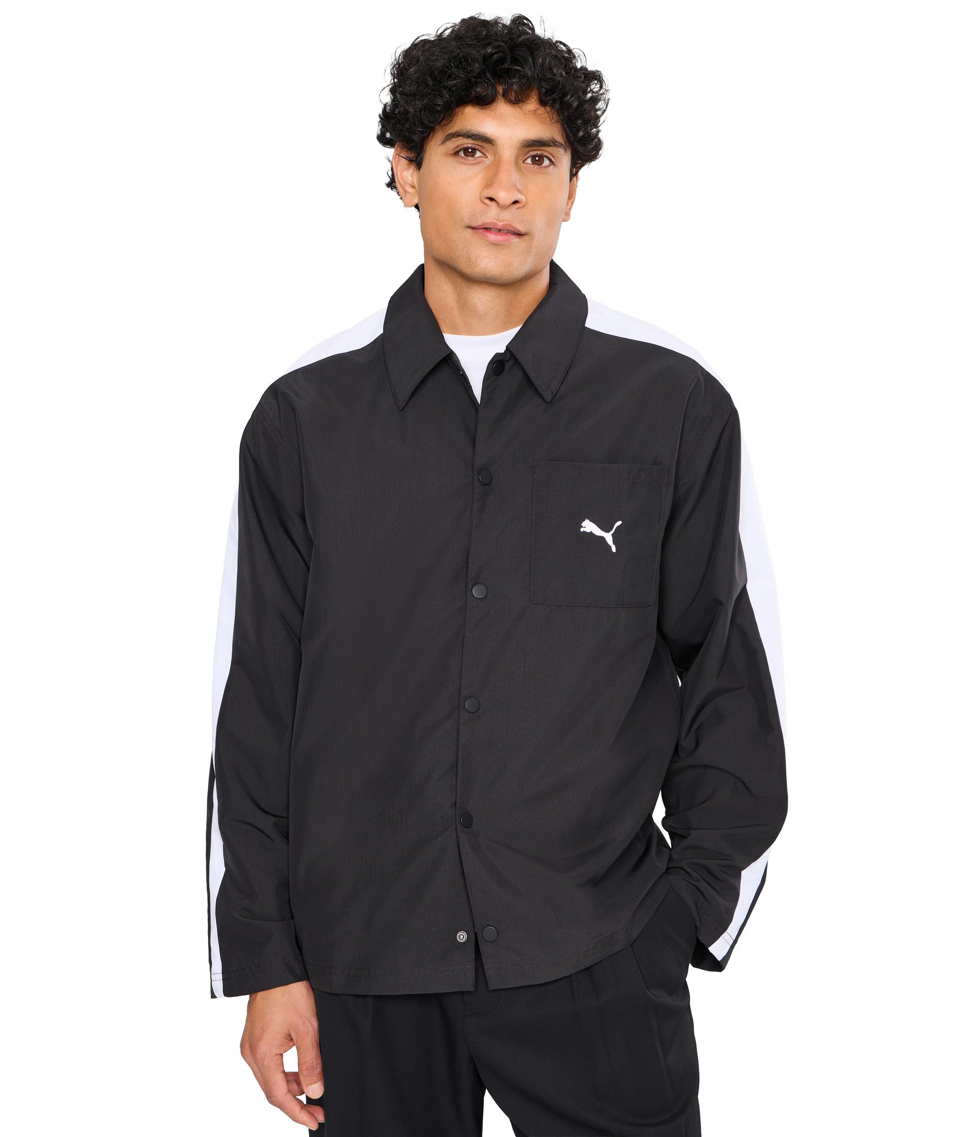T7 Relaxed Woven Overshirt