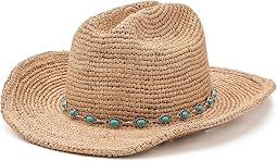 Ковбойская шляпа Raffia Cowboy Turuoise