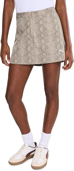 T7 Snake Print Skirt