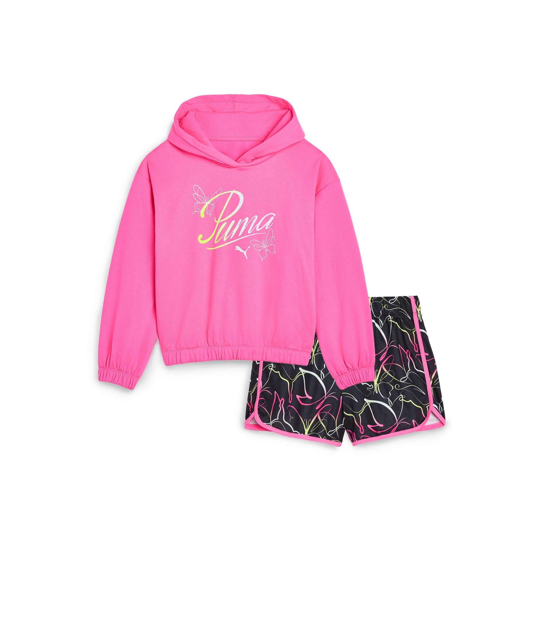 Hoodie Pullover & Shorts Set (Big Kid)