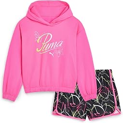 Hoodie Pullover & Shorts Set (Big Kid)