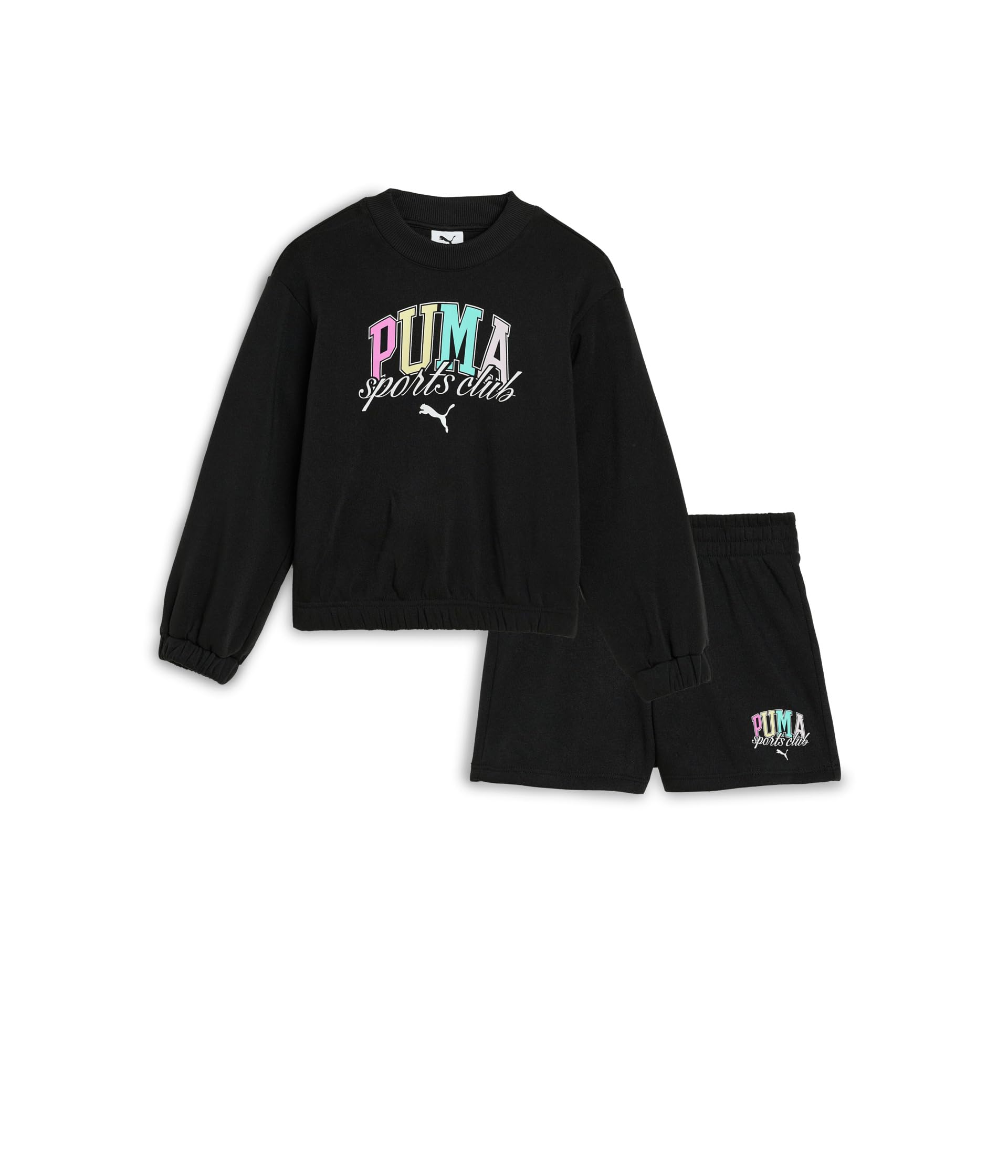 Crew Neck Pullover & Shorts Set (Big Kid)