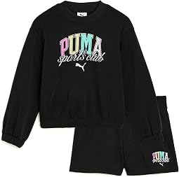 Crew Neck Pullover & Shorts Set (Toddler/Little Kid)
