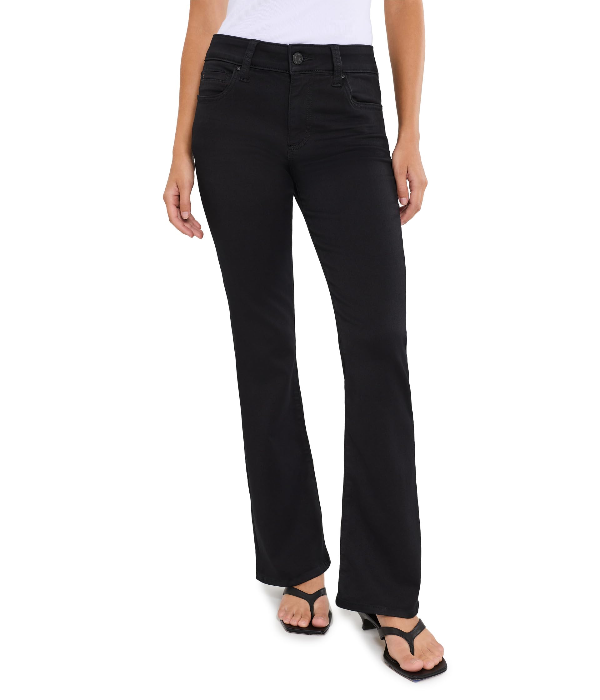 Petite Natalie Bootcut in Black