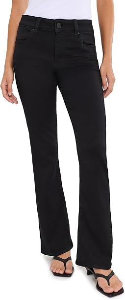 Petite Natalie Bootcut in Black