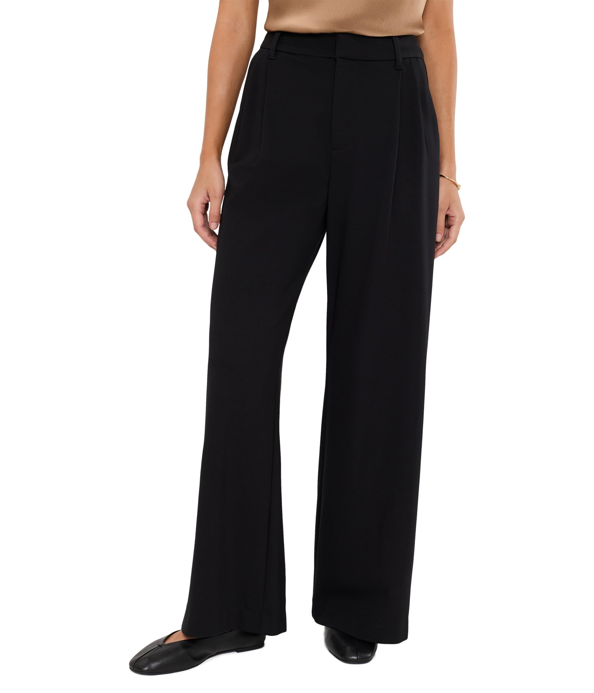 Petite Cheryl Super High-Rise Wide Leg in Black
