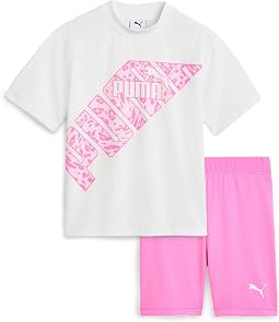 T-Shirt & Bike Shorts Set (Big Kid)