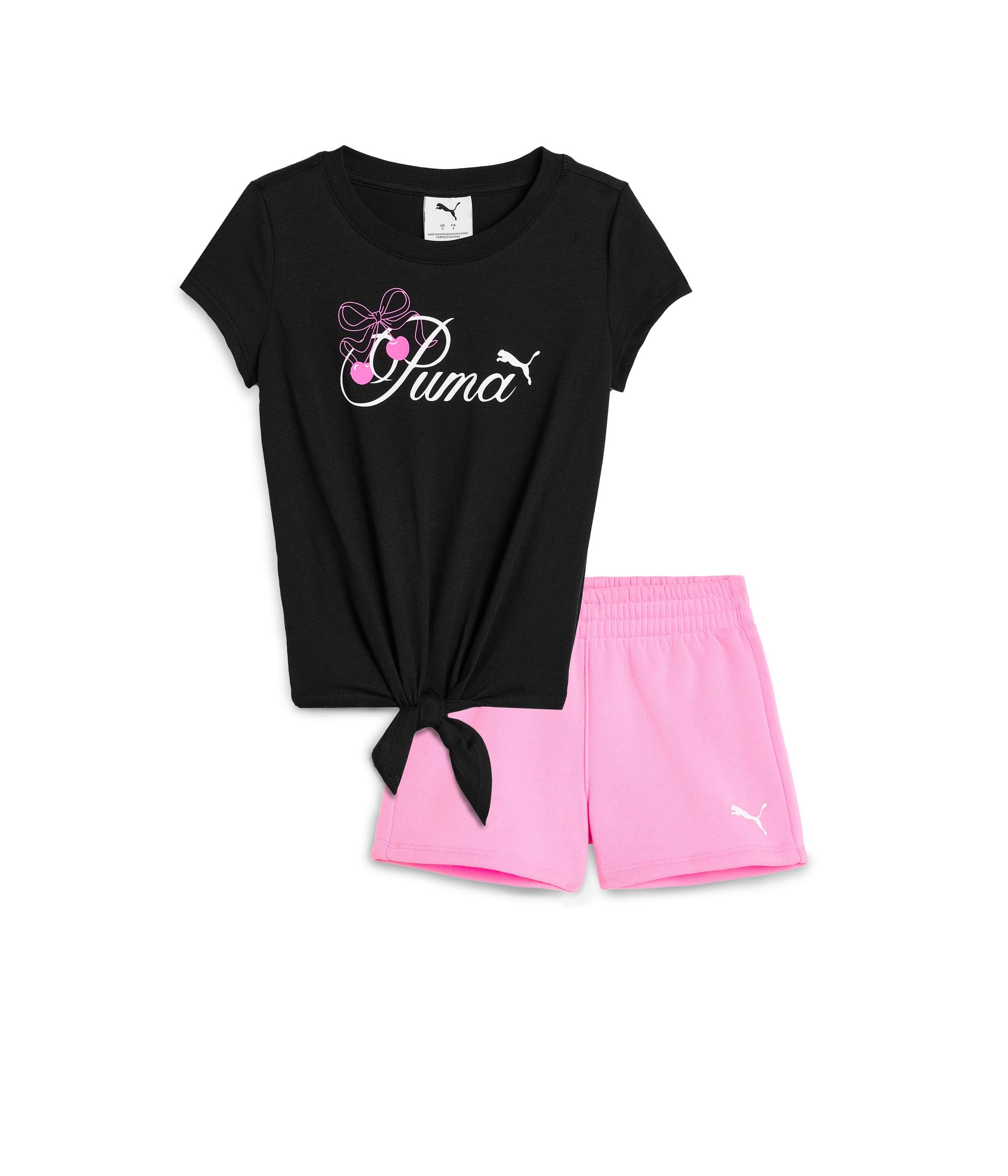 T-Shirt & Fleece Shorts Set (Little Kid)