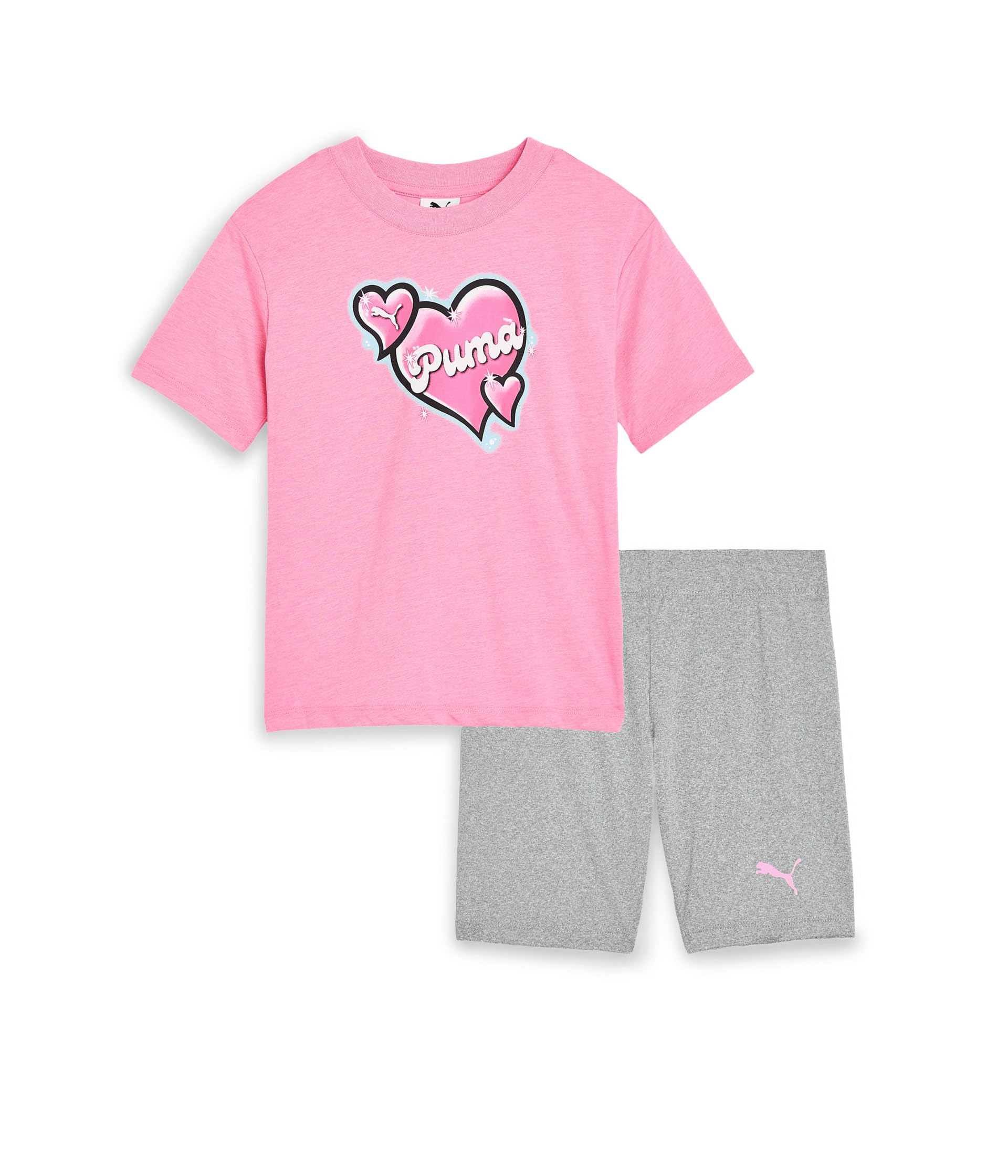 T-Shirt & Bike Shorts Set (Little Kid)
