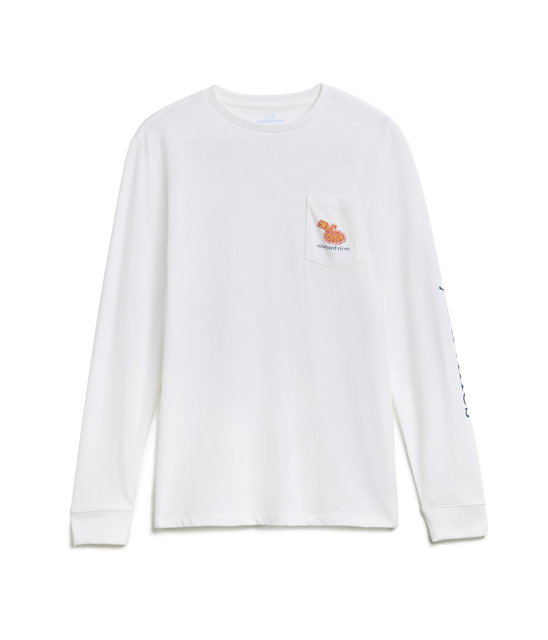 Whale Of A Slice Long Sleeve Tee (Toddler/Little Kid/Big Kid)