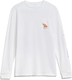 Whale Of A Slice Long Sleeve Tee (Toddler/Little Kid/Big Kid)