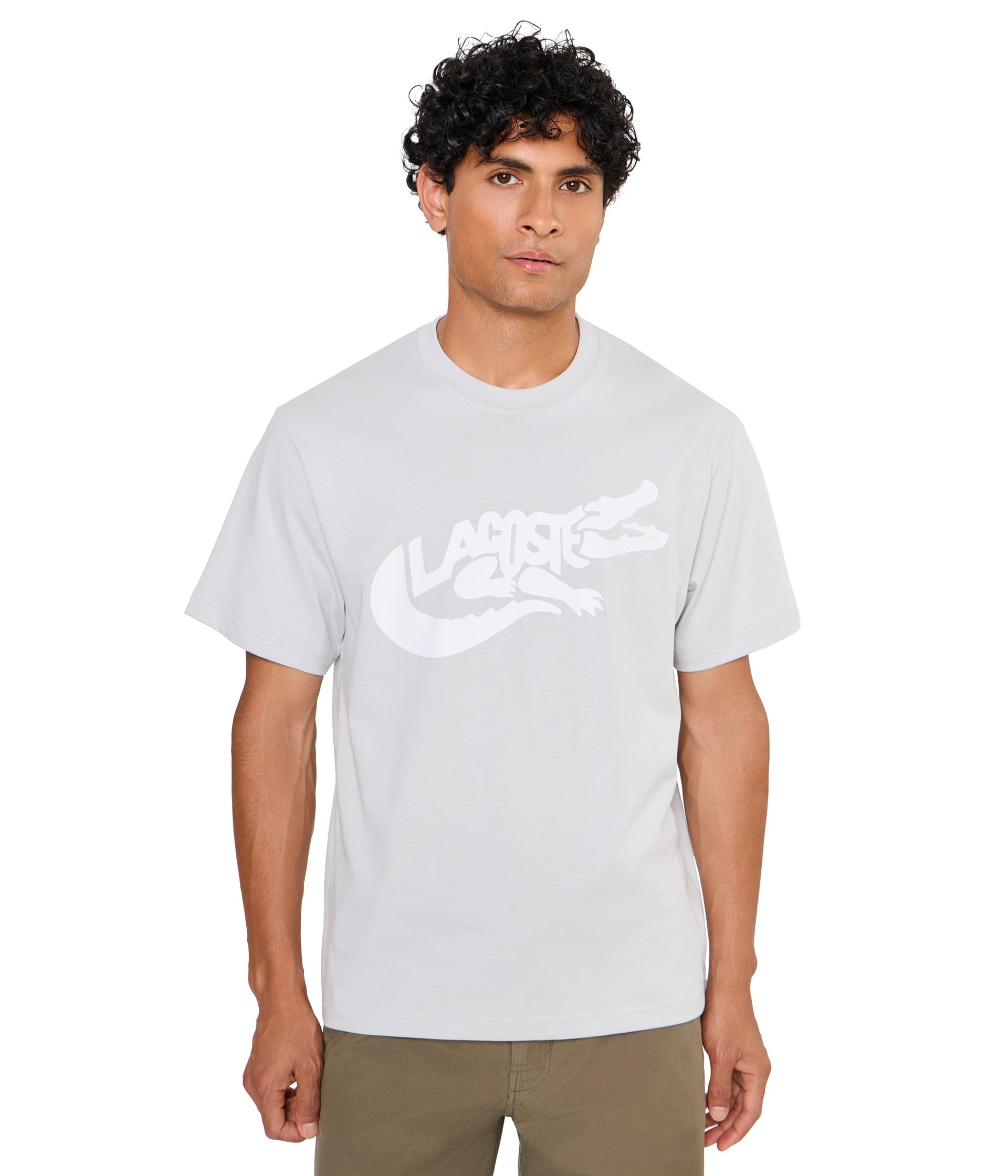 Футболка Classic Fit с принтом крокодила