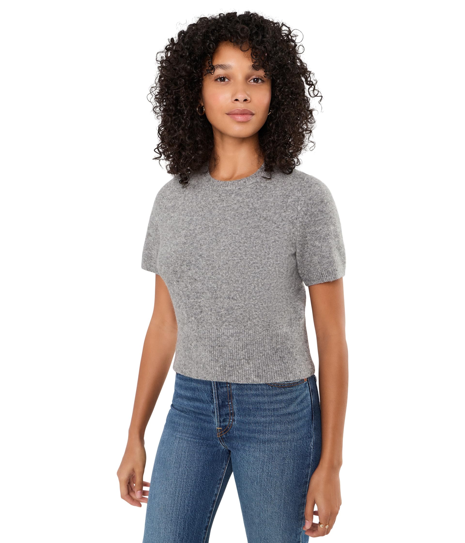 Andie Short Sleeve Sweater Tee