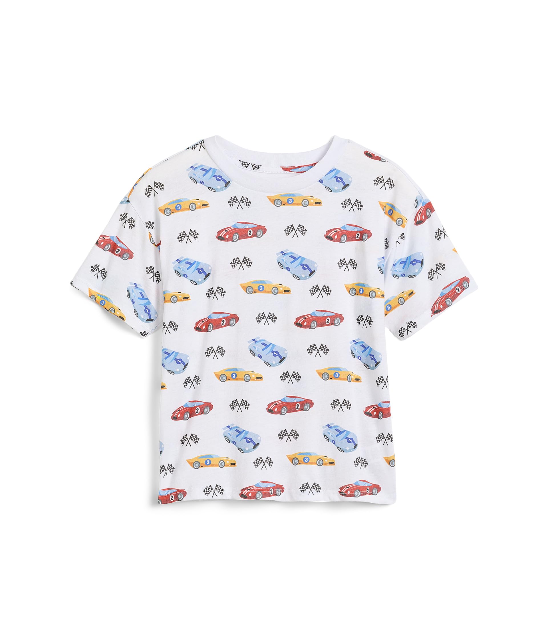 Race Day Graphics Crew Neck T-Shirt (Little Kid/Big Kid)