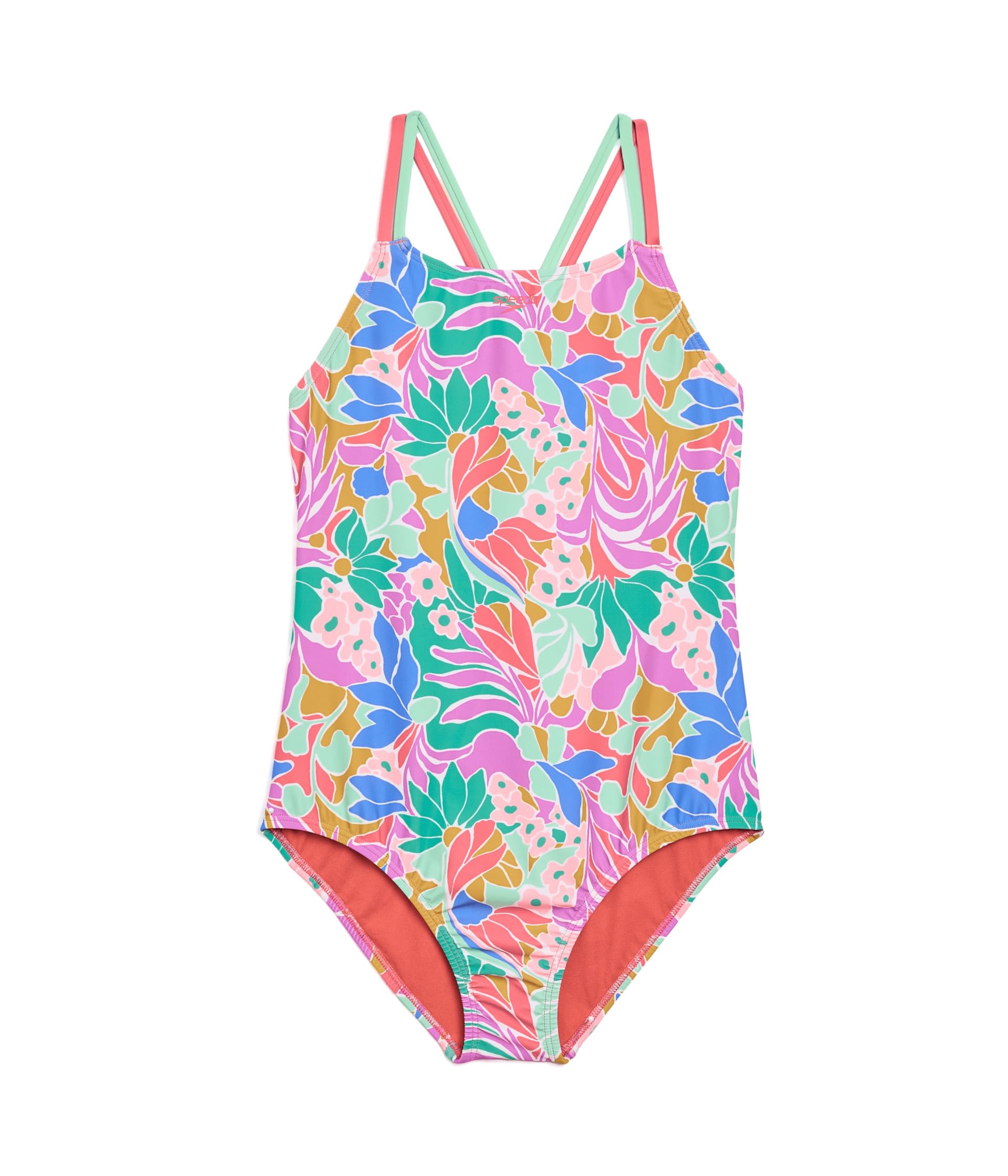 Swimsuit One-Piece Thin Straps (Big Kid)