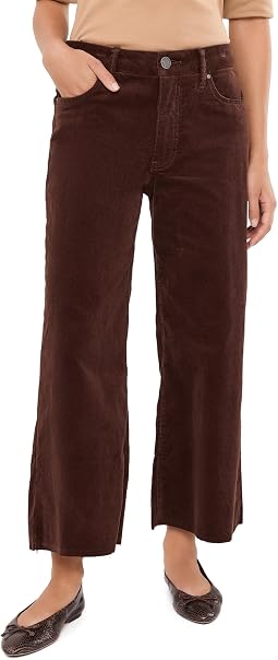 Джинсы с высокой талией и широкими штанинами Petite Meg Corduroy High-Rise Wide Leg