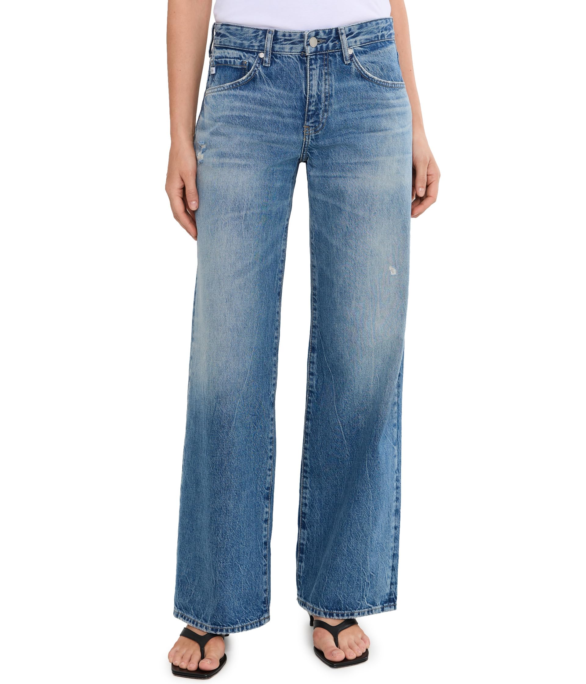 Adria Low Rise Baggy Wide Leg in Reserva
