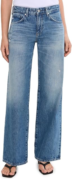 Джинсы AG Jeans Adria Low Rise Baggy Wide Leg в цвете Reserva