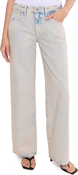 Джинсы Adria Low Rise Baggy Wide Leg в цвете Mojave Pink