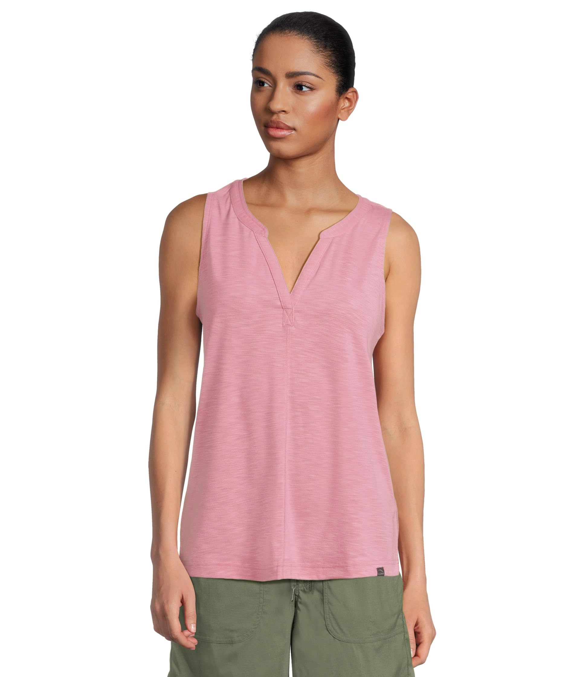 Streamside Tank Top Split-Neck