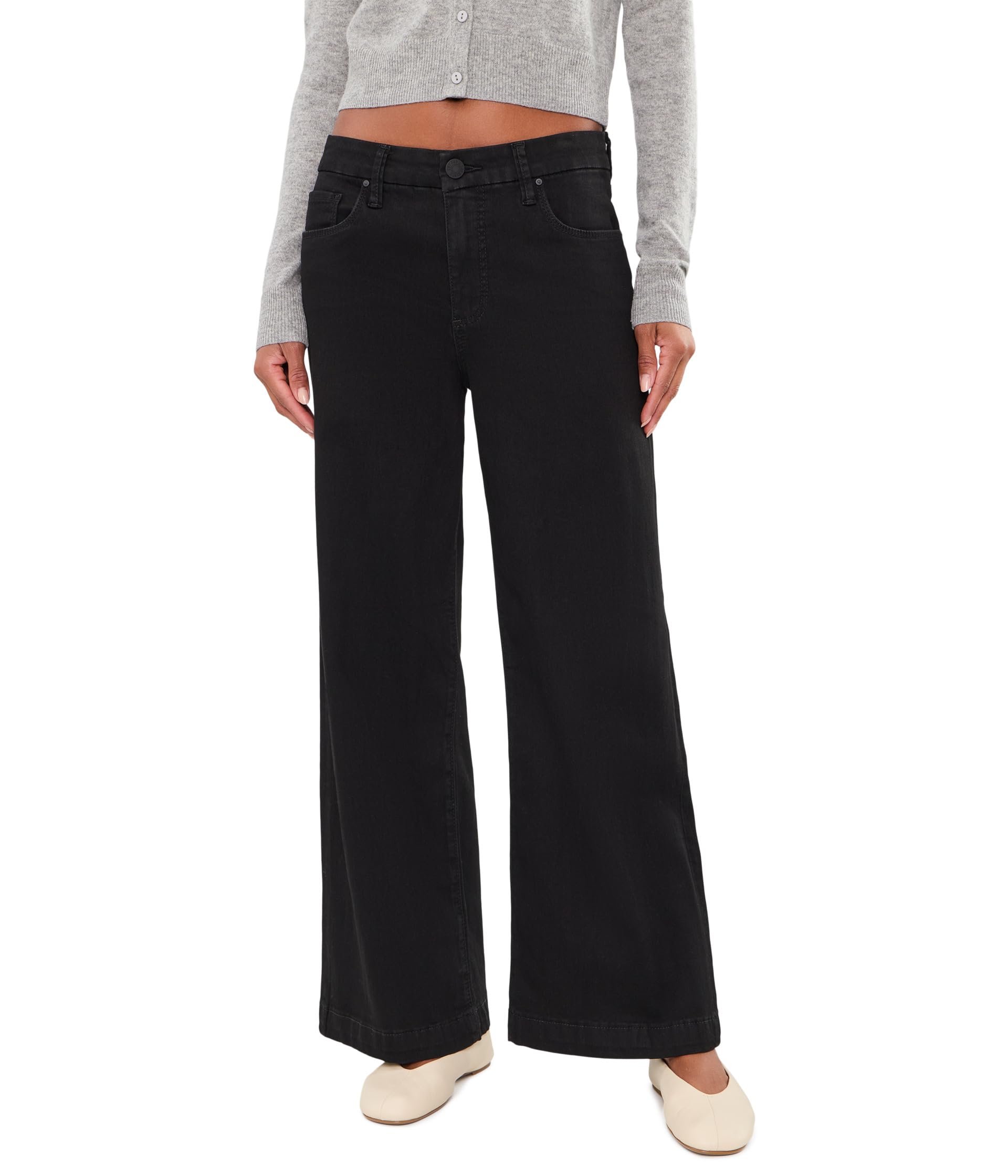 Meg High-Rise Wide Leg In Black