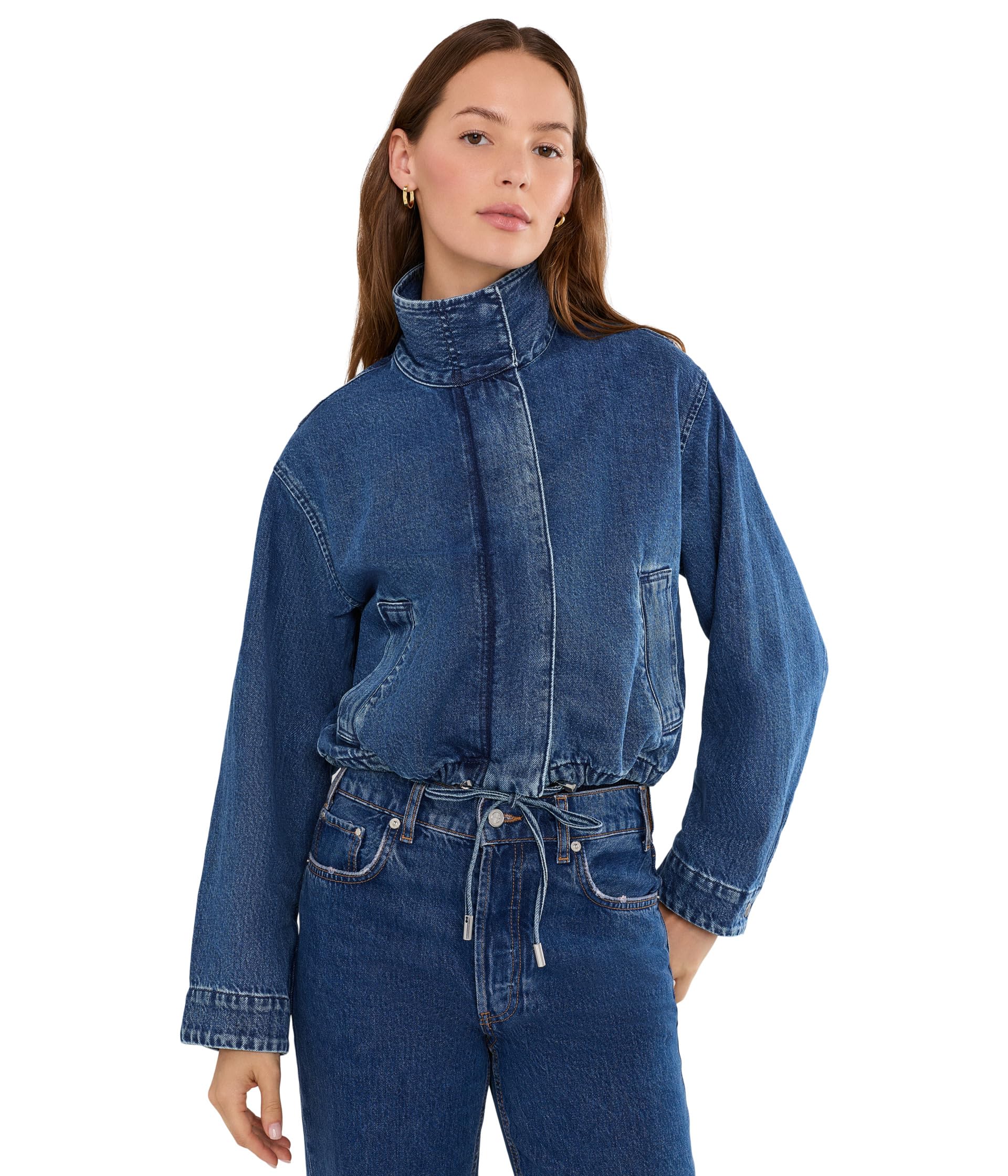 Denim Crop Field Jacket