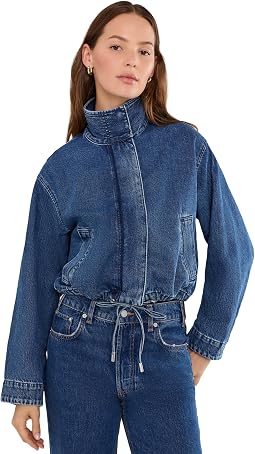 Denim Crop Field Jacket