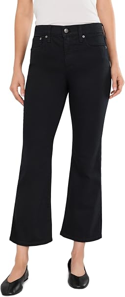 Джинсы The Flare Crop Jean в Super Stretch Denim