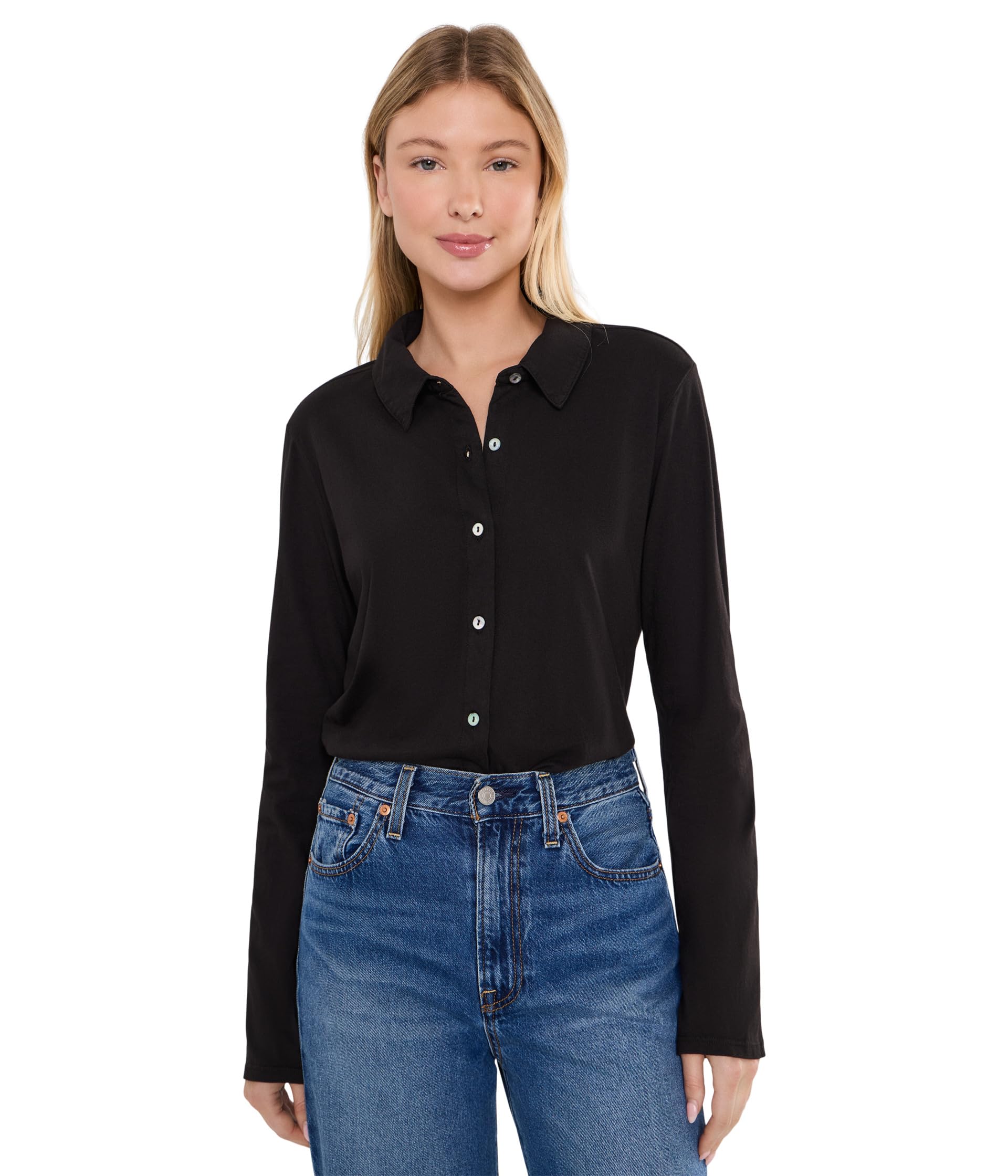 Рубашка Lola Jersey Button-down