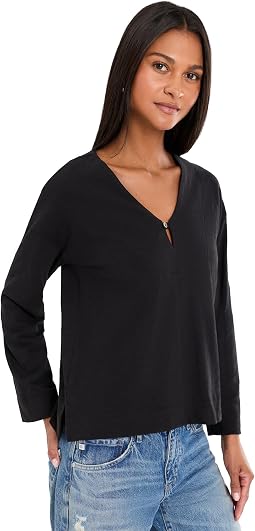 Keyhole Easy Cuffed Tee
