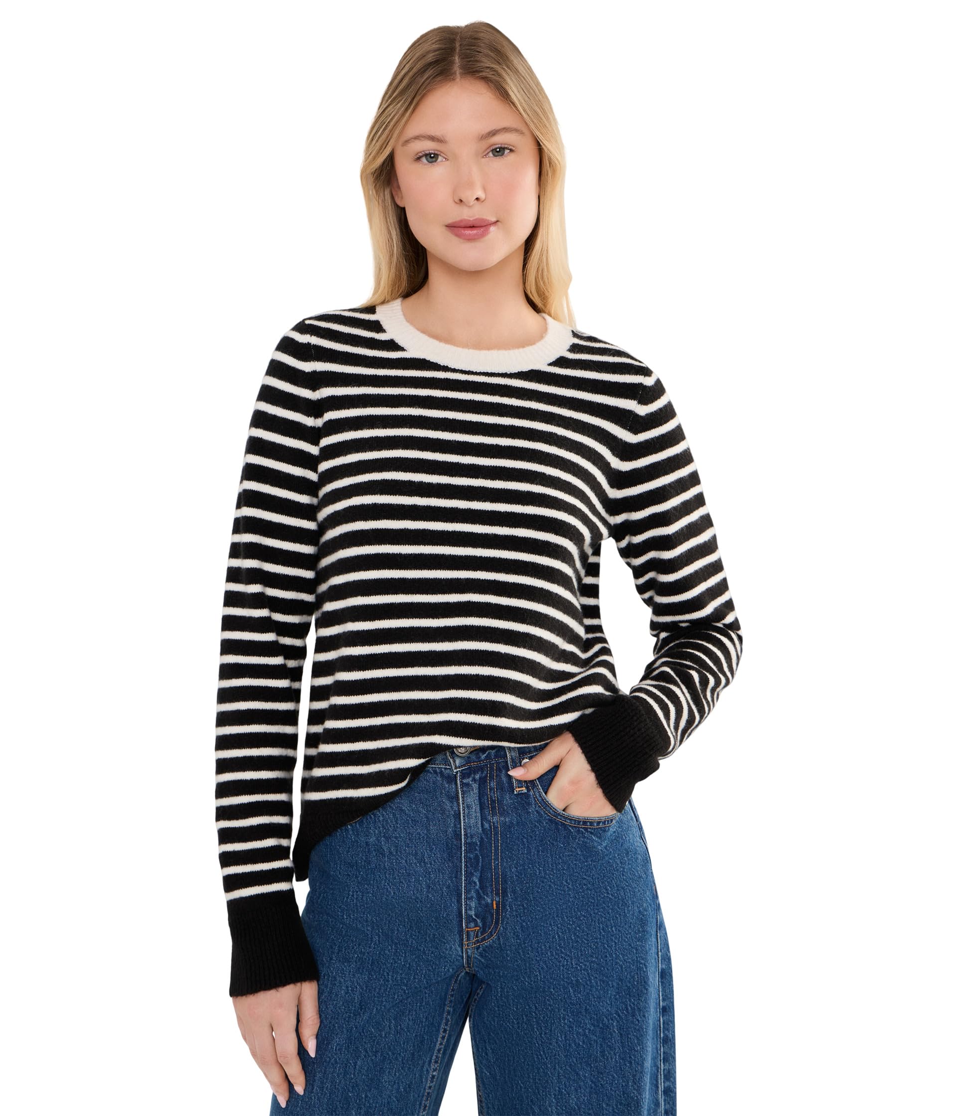Morgan Crew Neck Long Sleeve Pullover