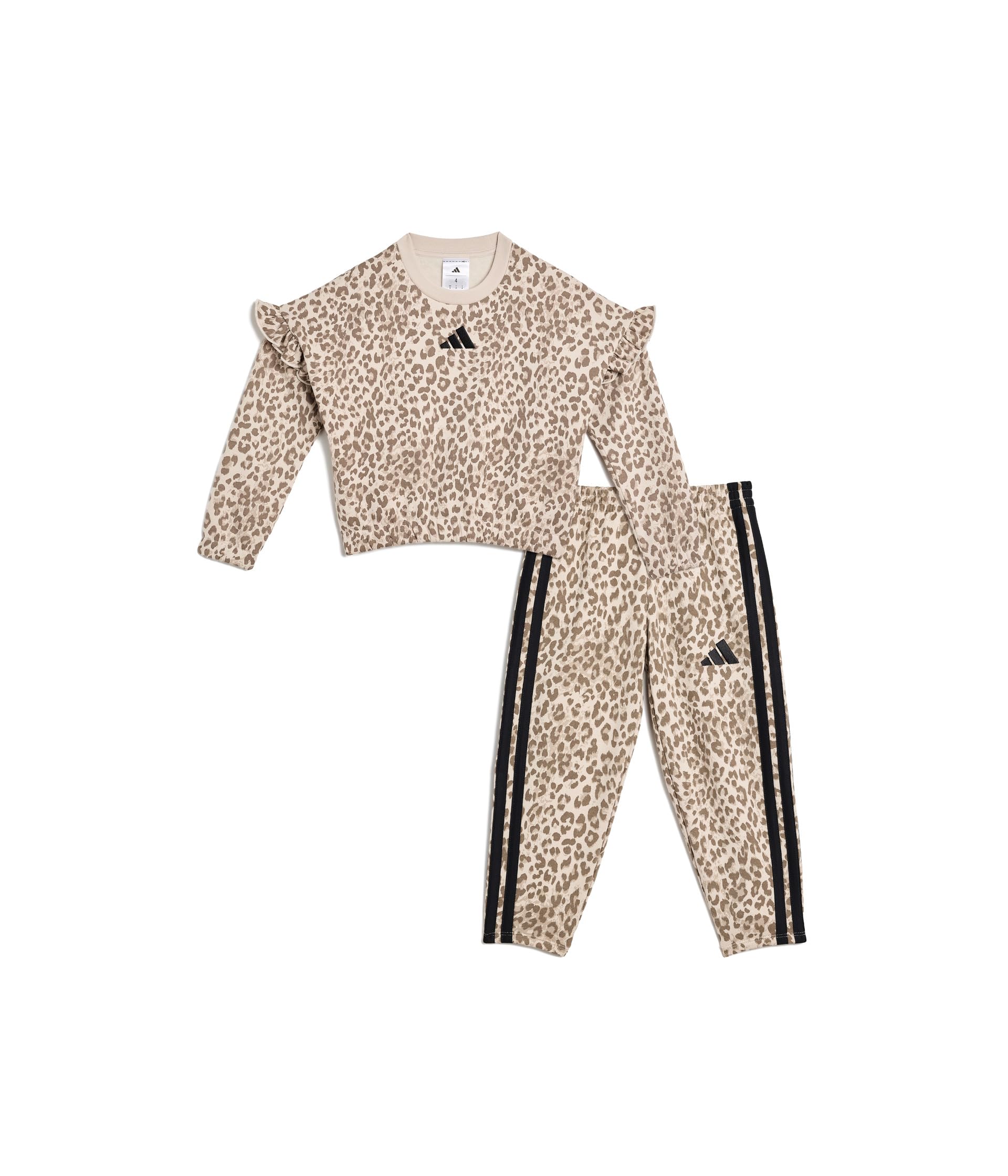 AOP Flutter Sleeve Pullover and Barrel Pant Set (Toddler/Little Kid)