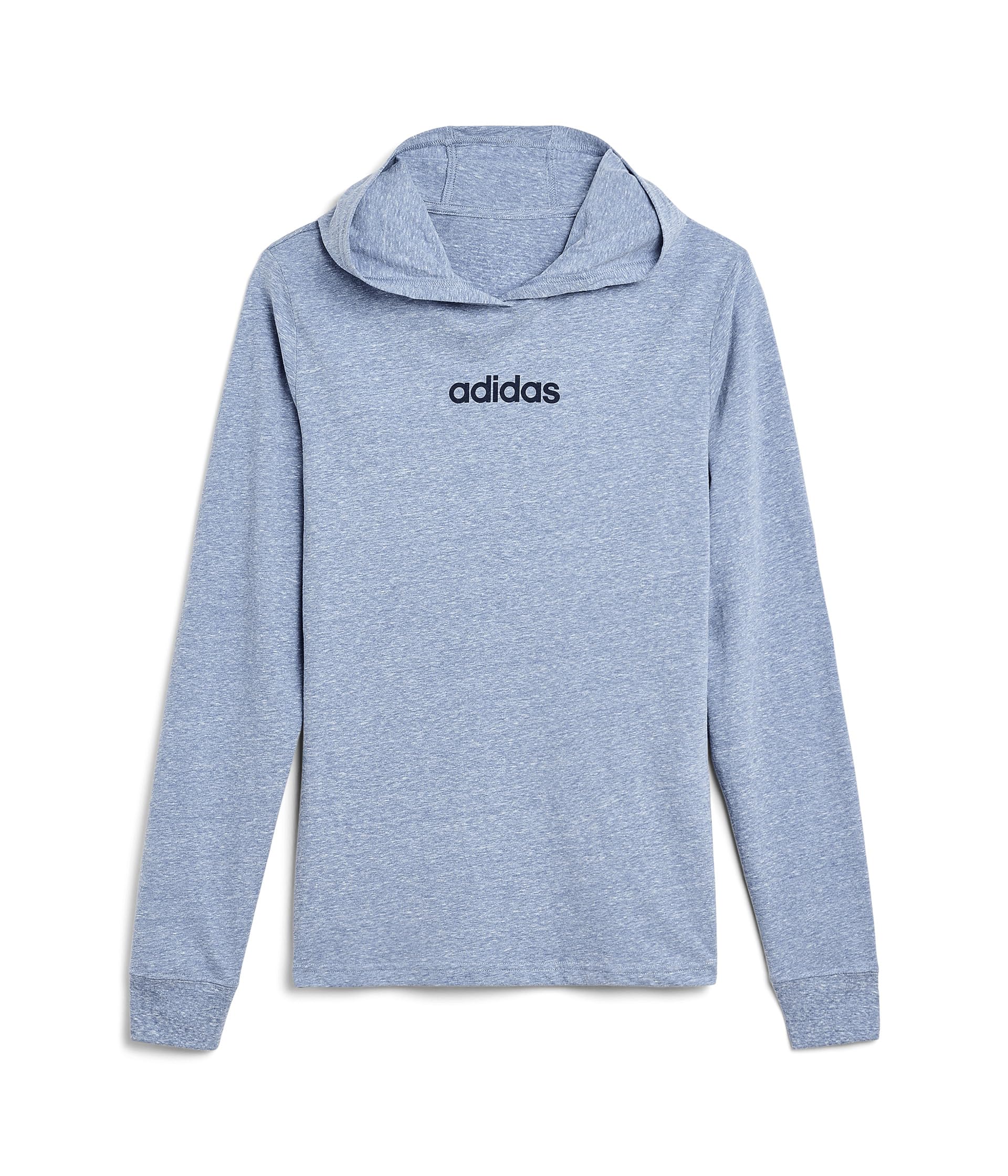 Long Sleeve Hooded Snow Heather Tee (Big Kid)
