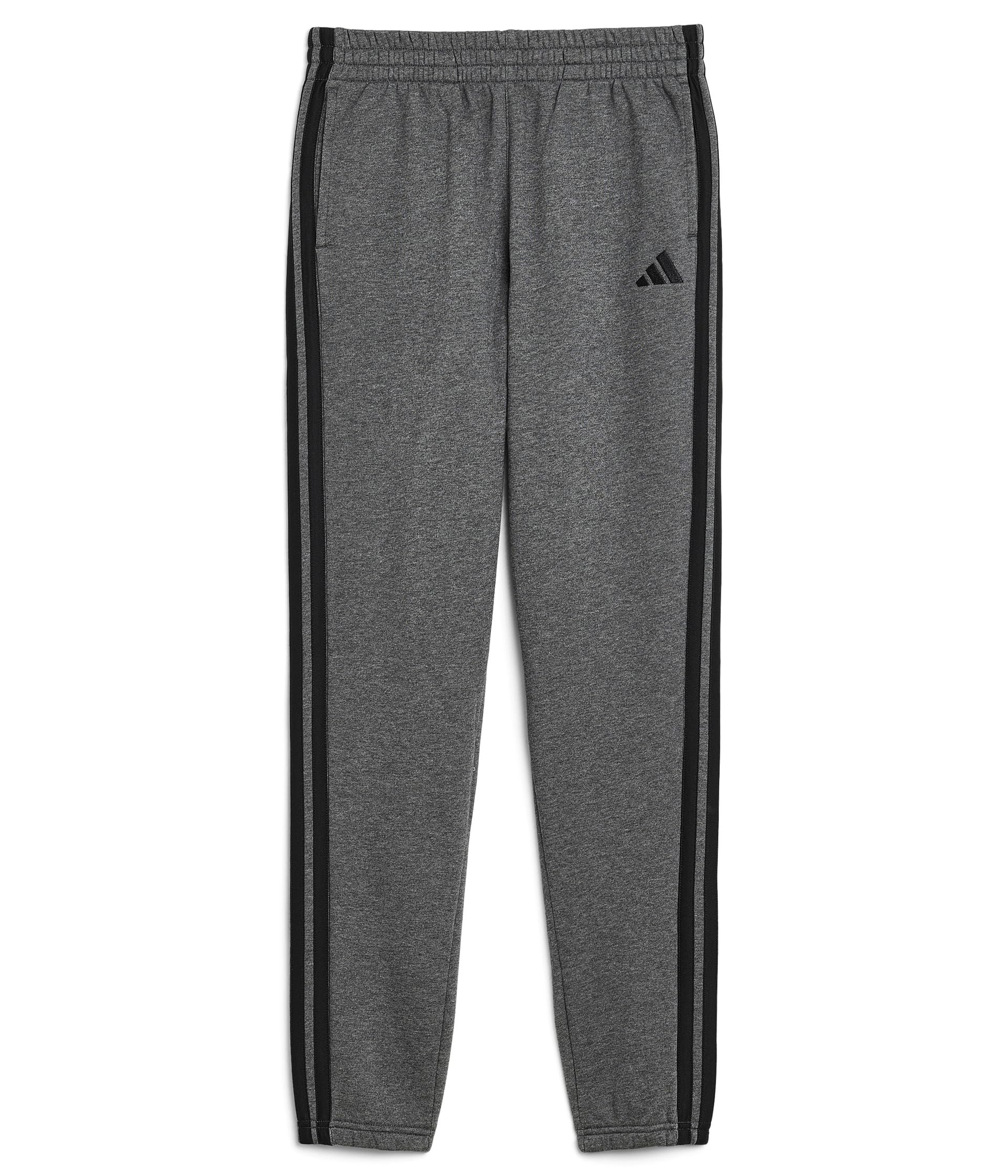 Брюки-джоггеры Essential 3-Stripe Fleece Heather (старшие дети)